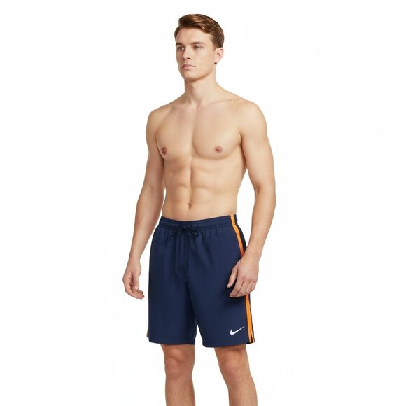 Nike Dri-Fit Men’s Shorts Blue Orange Gym Athletic Workout (Small) Runni… - Picture 4 of 11